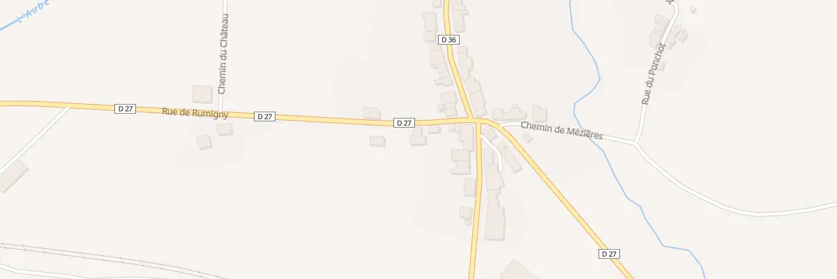 Plan du 3 Rte de Rumigny à Aouste
