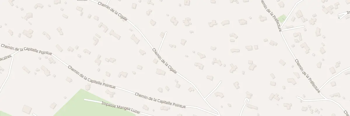 Plan du 3408 Che de la Cigale à Nîmes