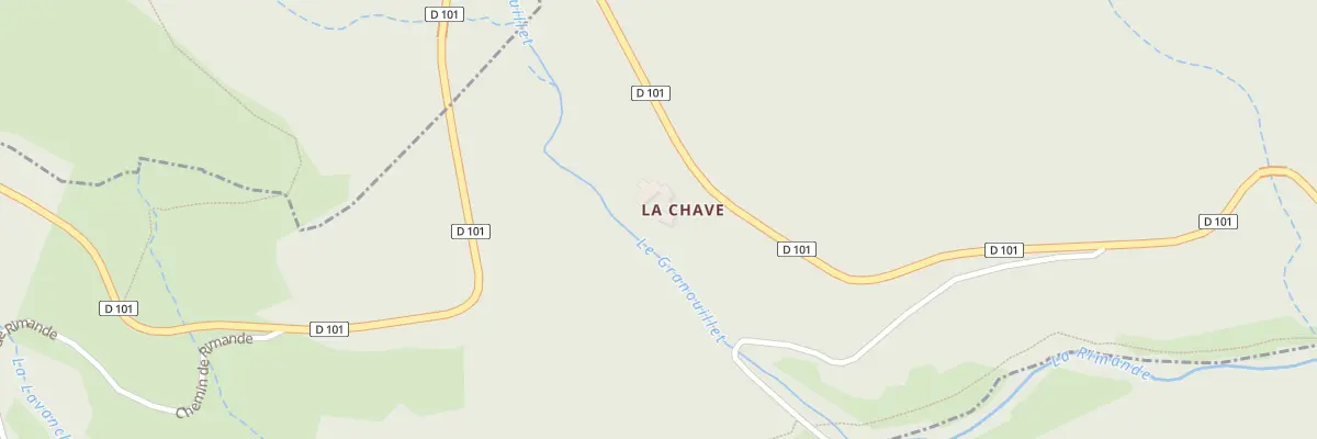 Plan du 5173 La Chave et Les Rouveyres à Saint-Julien-d’Intres