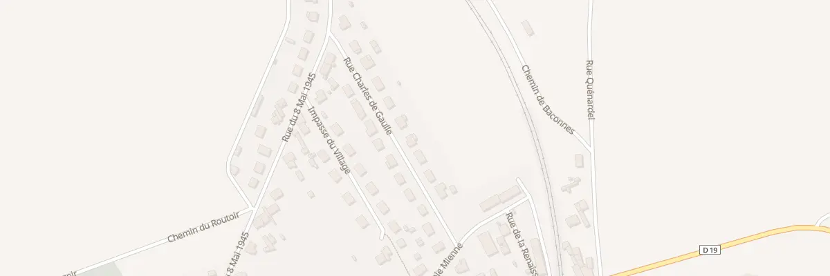 Plan du 11 Rue Charles de Gaulle à Mourmelon-le-Petit