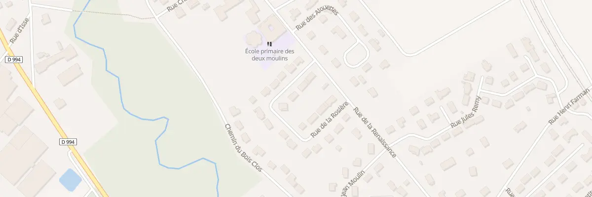 Plan du 5 Rue de la Rosière à Livry-Louvercy