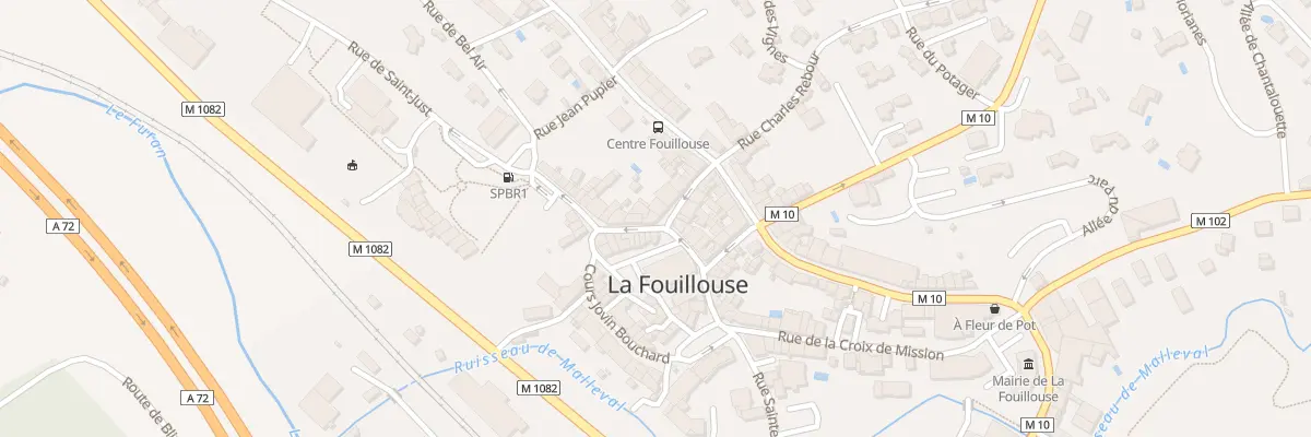 Plan du 10 Rue de Saint Just à La Fouillouse