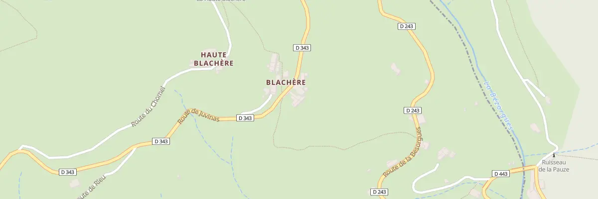 Plan du 5012 La Blachere à Juvinas