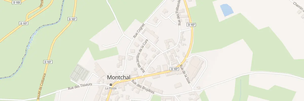 Plan du 80 Rue de la Mairie à Montchal