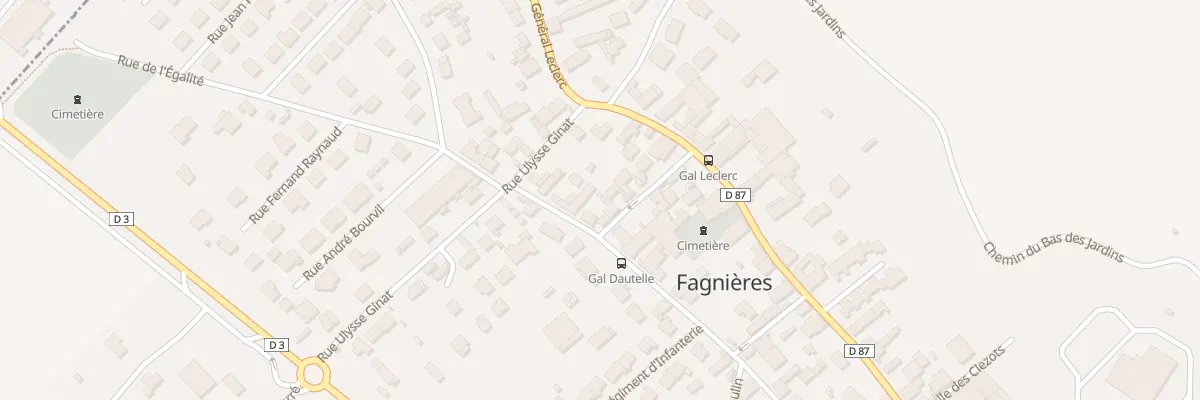 Plan du 25 Rue du Général Dautelle à Fagnières
