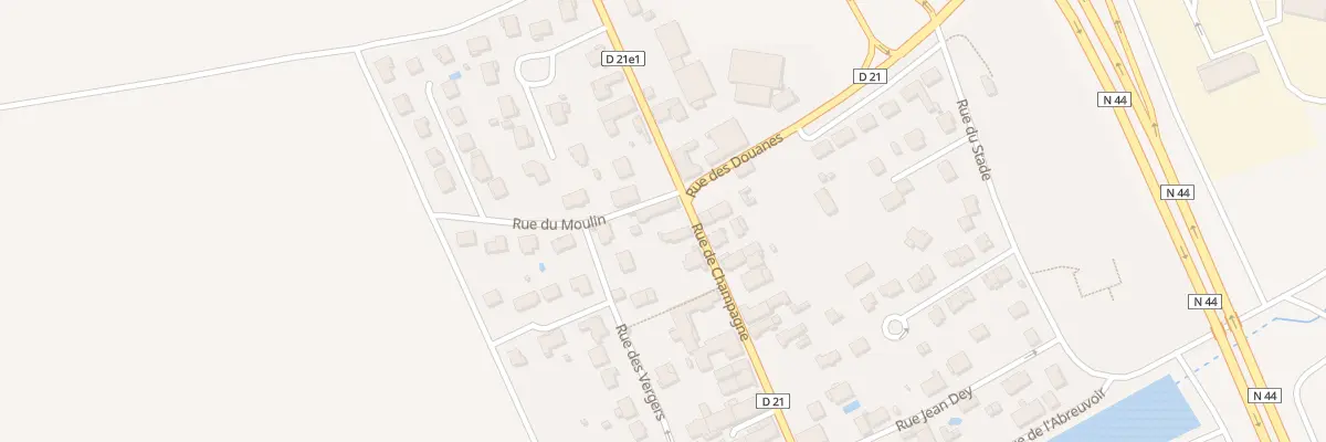 Plan du 51 Rue de Champagne à La Veuve
