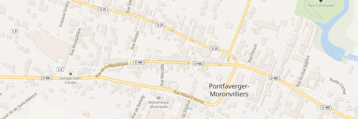 Plan du 16 Rue de la Republique à Pontfaverger-Moronvilliers