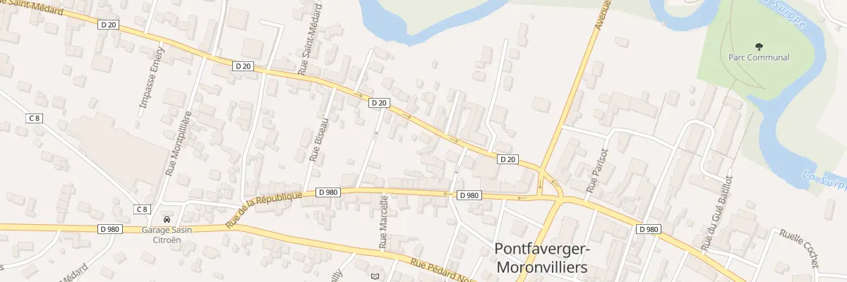 Plan du 5 Rue Saint Medard à Pontfaverger-Moronvilliers