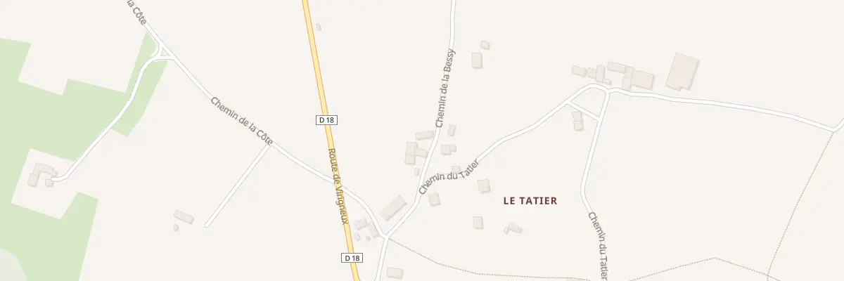 Plan du 37 Che de la Bessy à Valeille