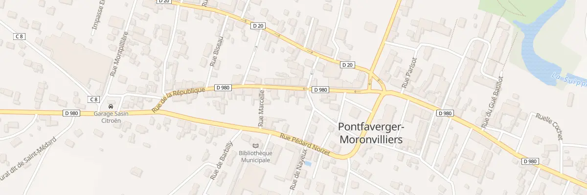 Plan du 5 Rue de la Republique à Pontfaverger-Moronvilliers