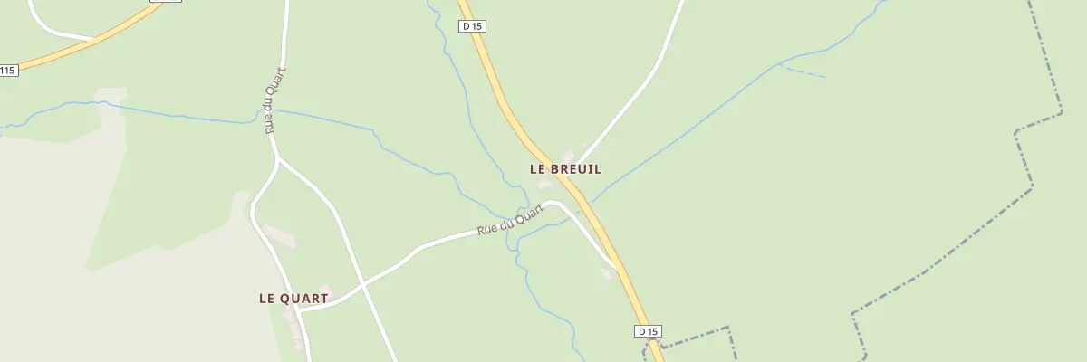 Plan du 17 Rue du Quart à Bard-le-Régulier