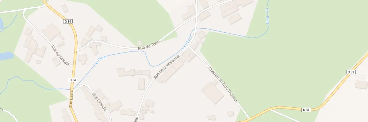Plan du 12 Rue de la Warenne à Antheny