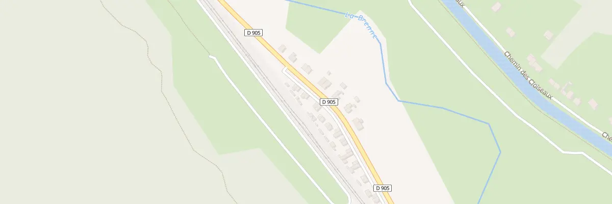 Plan du 39 Cites de la Marne à Montbard