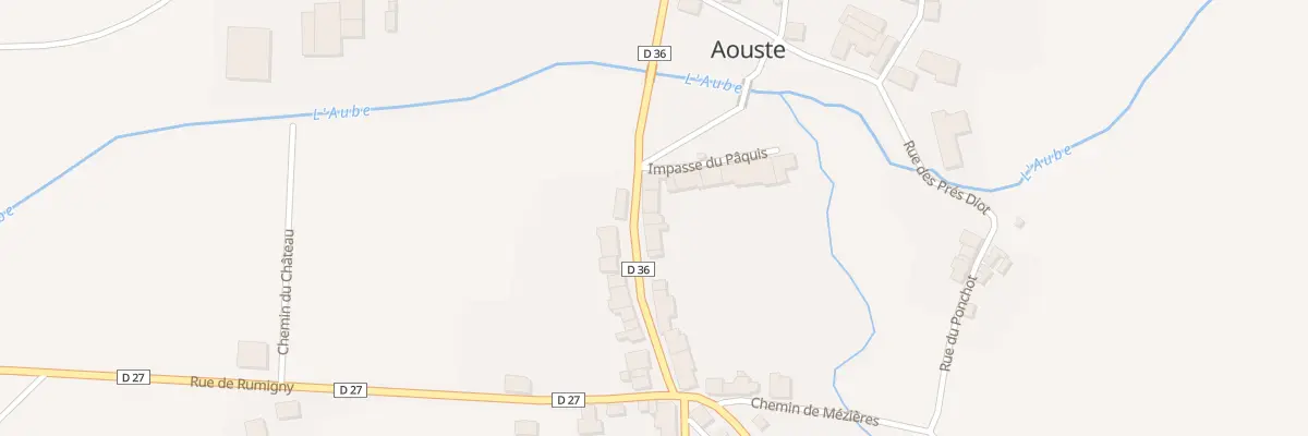 Plan du 9 Rue des Paquis à Aouste