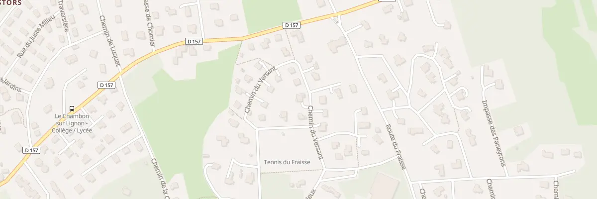 Plan du 3 Che du Versant au Chambon-sur-Lignon