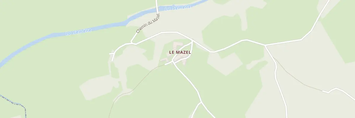 Plan du 5115 Le Mazel à Saint-Victor-Malescours