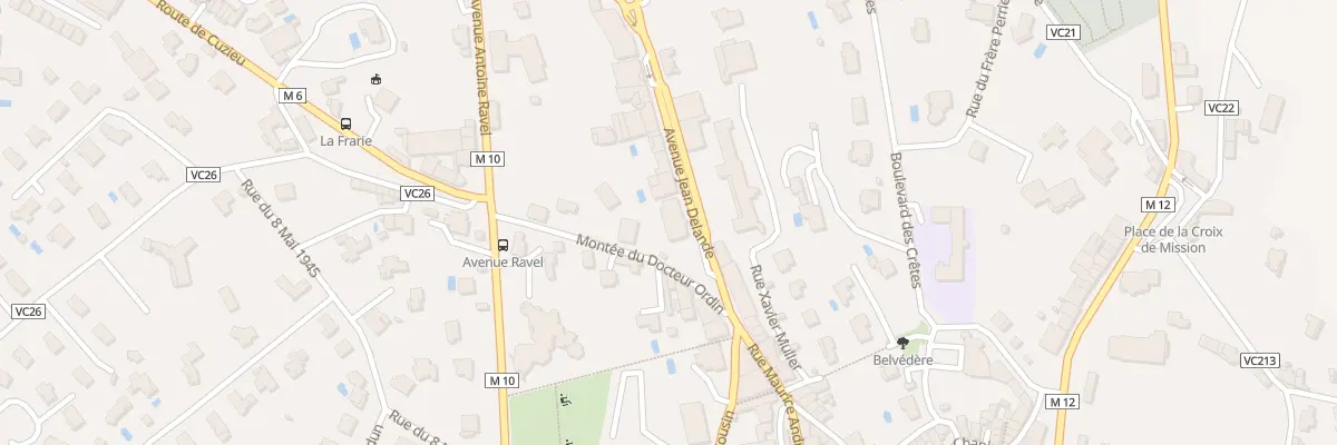 Plan du 1 Av Jean Delande à Saint-Galmier