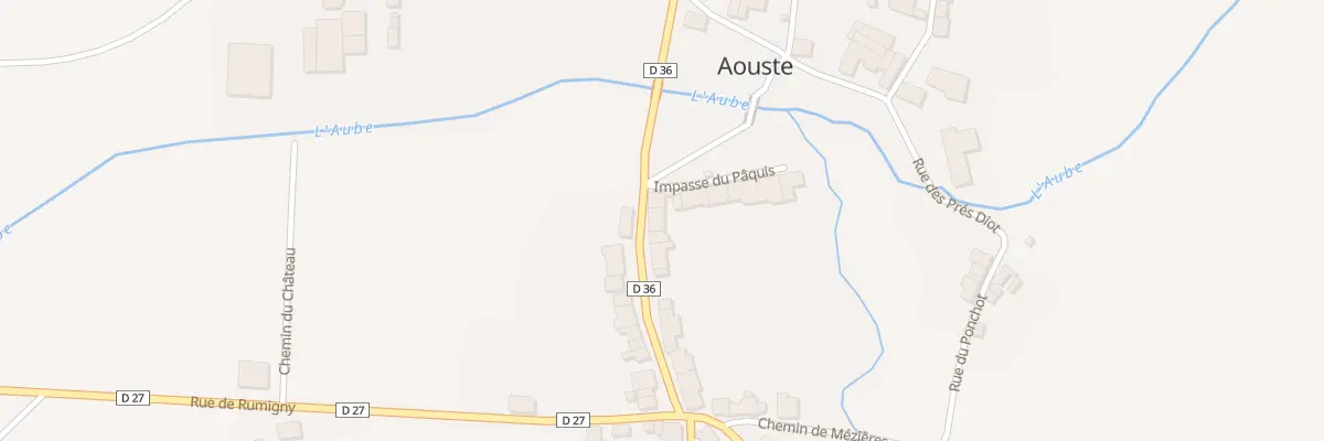 Plan du 11 Rue des Paquis à Aouste