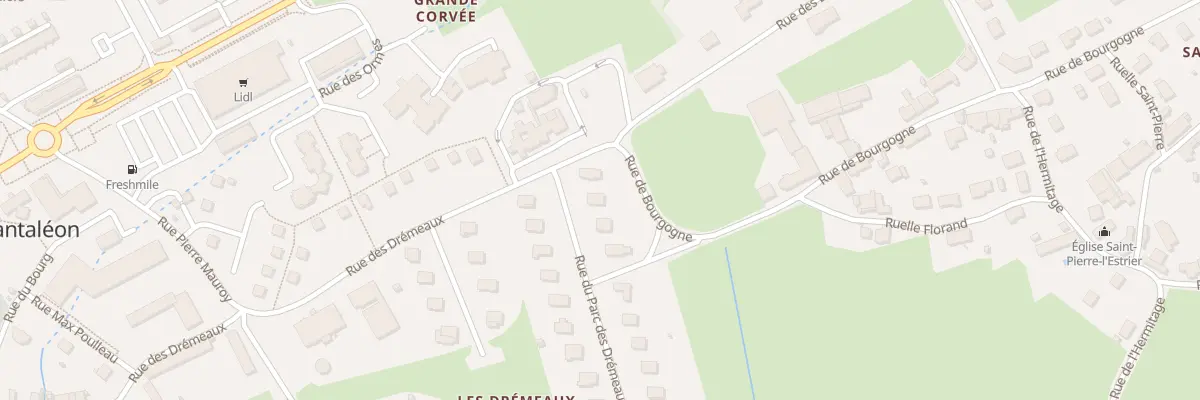 Plan du 40 Rue du Parc des Drémeaux à Autun
