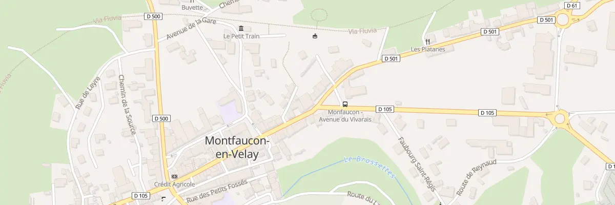 Plan du 57 Rue Centrale à Montfaucon-en-Velay