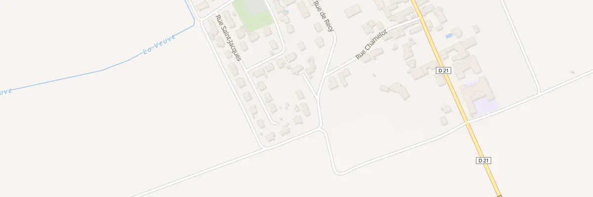 Plan du 8B Rue de Recy à La Veuve