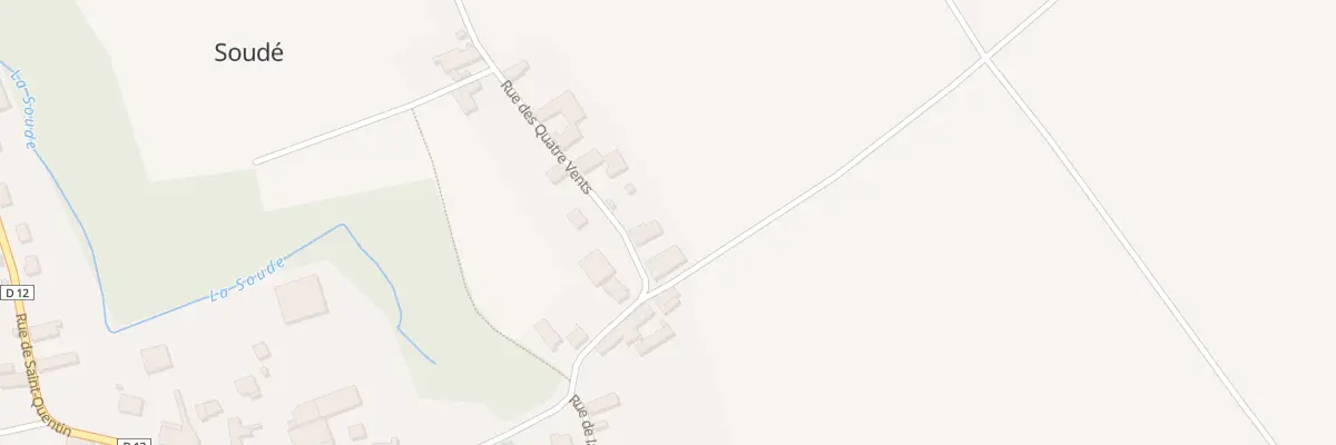 Plan du 8 Rue des Quatre Vents à Soudé