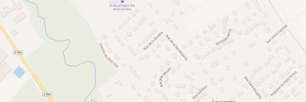 Plan du 26 Rue de la Rosière à Livry-Louvercy