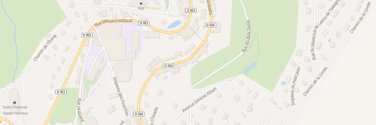 Plan du 65 Rue Gambetta Thizy à Thizy-les-Bourgs