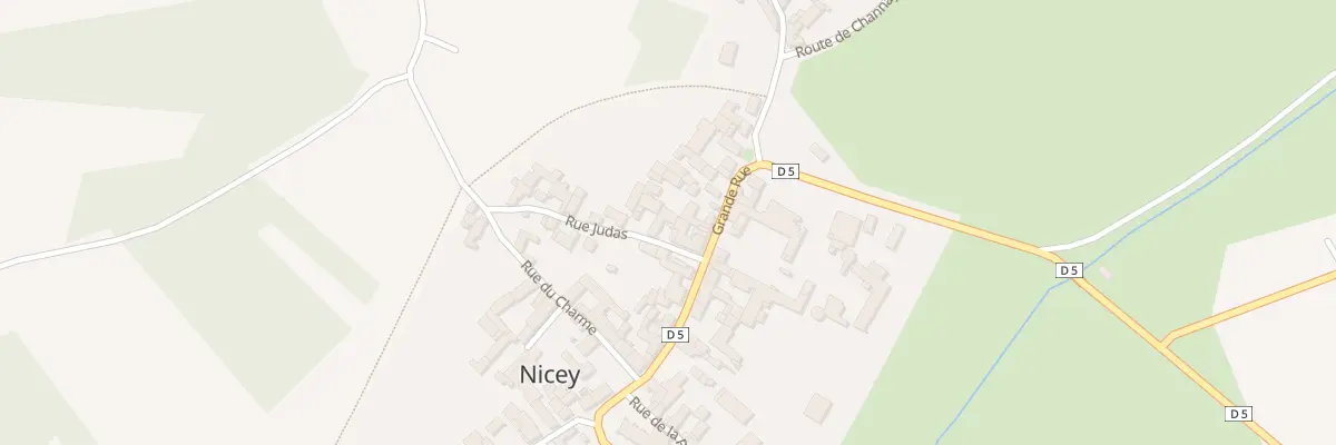 Plan du 4 Rue Judas à Nicey