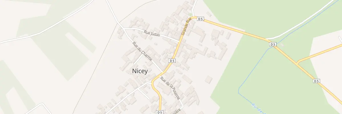 Plan du 20 Gr Grande Rue à Nicey