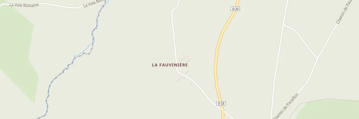 Plan du 5002B La Fauviniere à Saint-Victor-Malescours