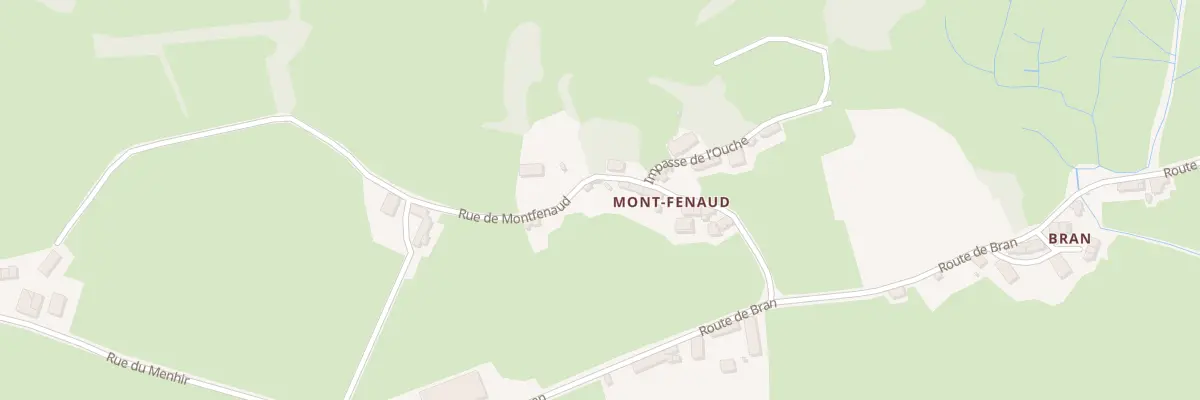 Plan du 9 Rue de Montfenaud à Broye