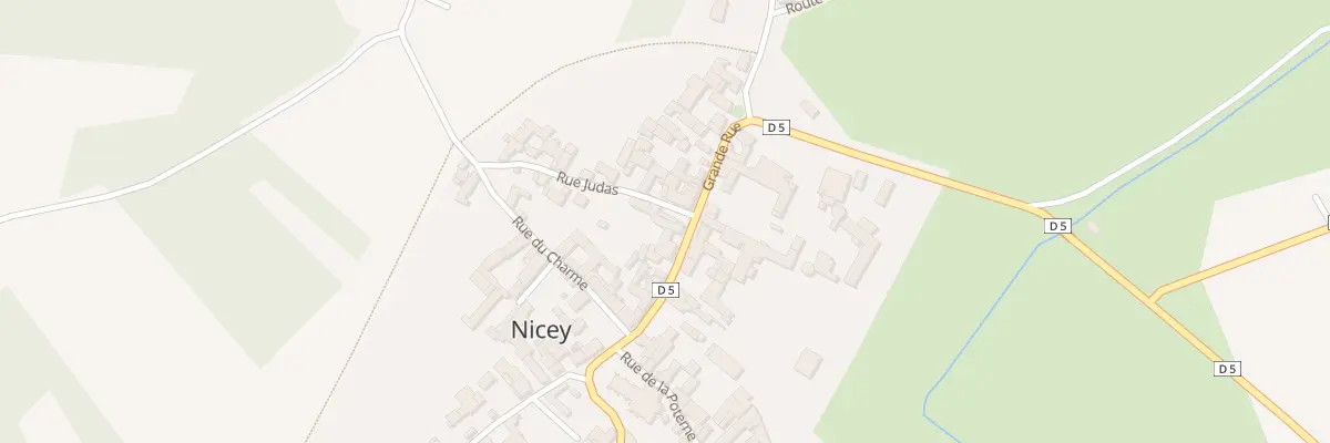 Plan du 16 Gr Grande Rue à Nicey