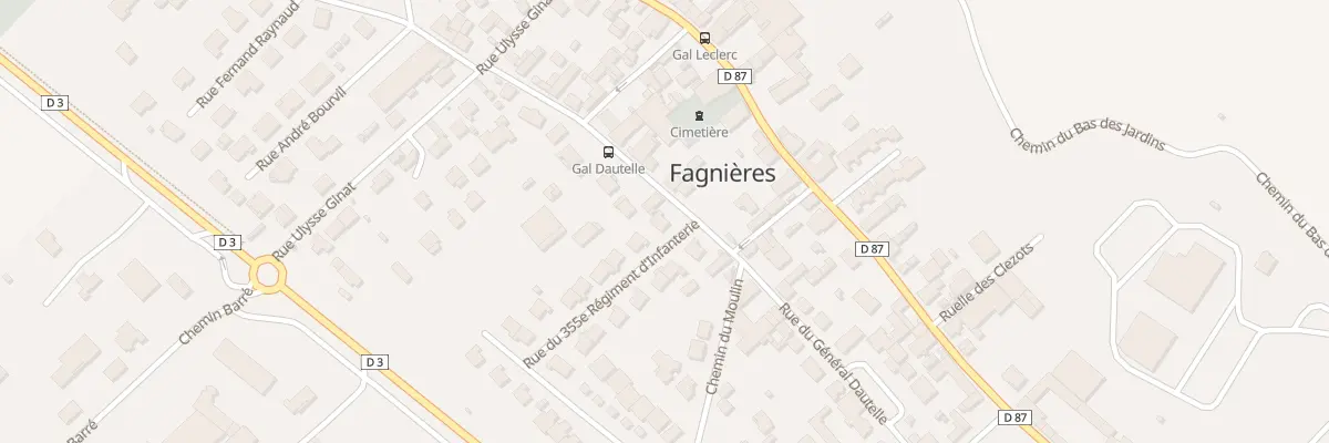 Plan du 24 Rue du Général Dautelle à Fagnières
