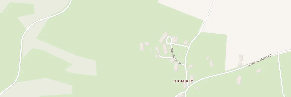 Plan du 5052 Thomirey à Villargoix