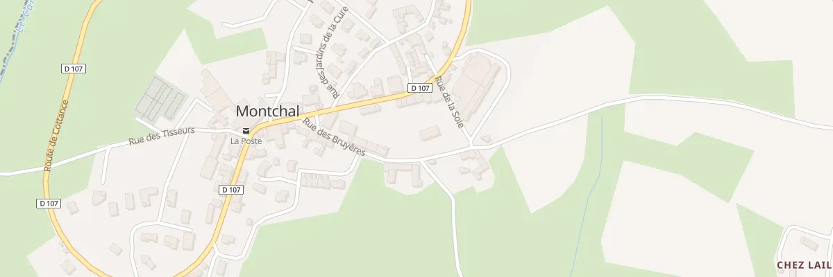 Plan du 145 Rue des Bruyeres à Montchal