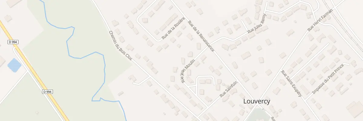 Plan du 6 Rue Jean Moulin à Livry-Louvercy