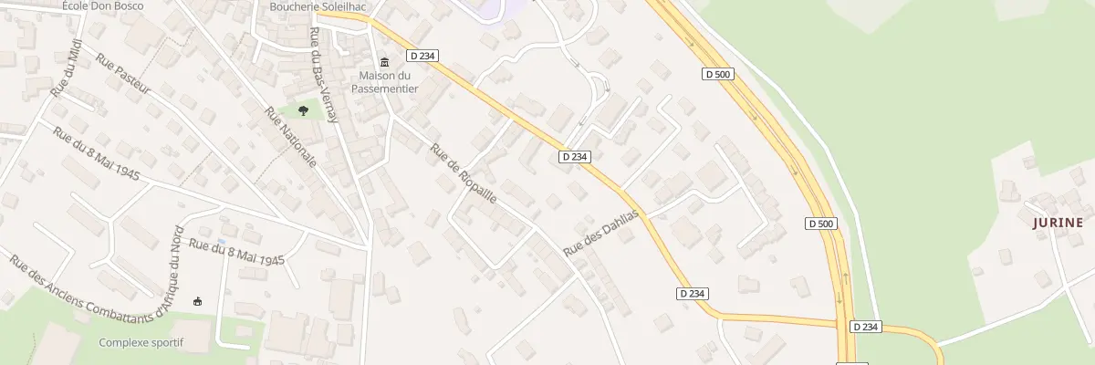 Plan du 22 Rte de Jonzieux à Saint-Just-Malmont