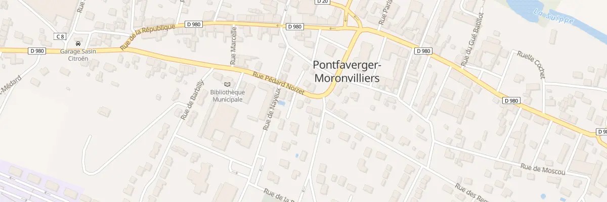 Plan du 5 Rue Perard Noizet à Pontfaverger-Moronvilliers
