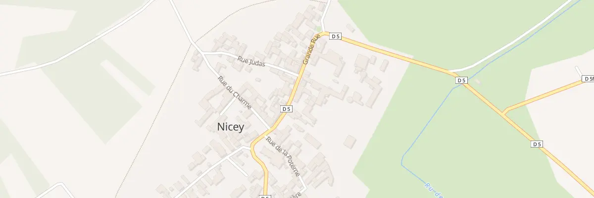 Plan du 15 Gr Grande Rue à Nicey