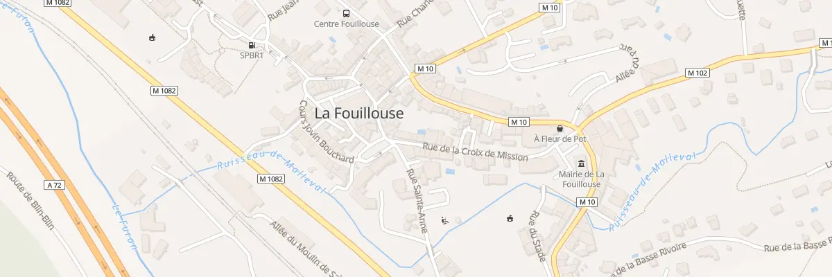 Plan du 14 Rue de la Croix de Mission à La Fouillouse