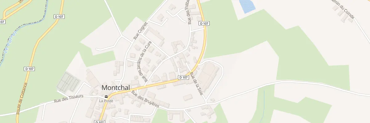 Plan du 40 Rue de la Soie à Montchal