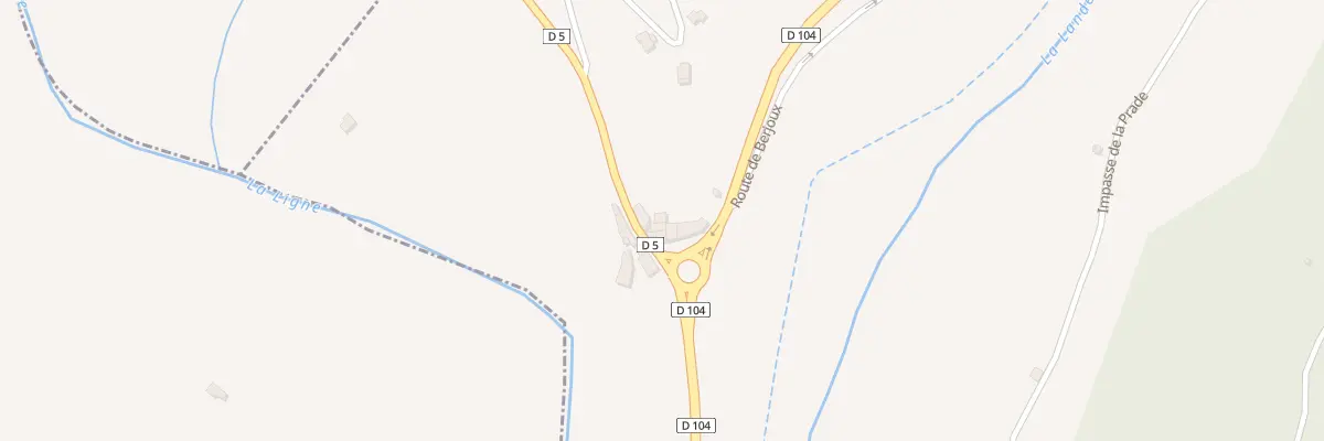 Plan du 10 Rte de l’Argentiere à Uzer