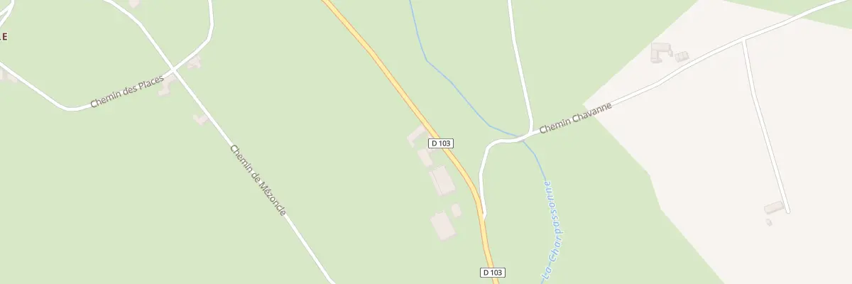 Plan du 1120 Rte de Panissieres à Montchal