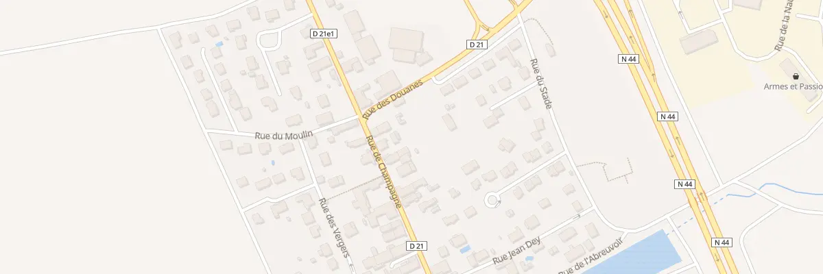 Plan du 44 Rue de Champagne à La Veuve