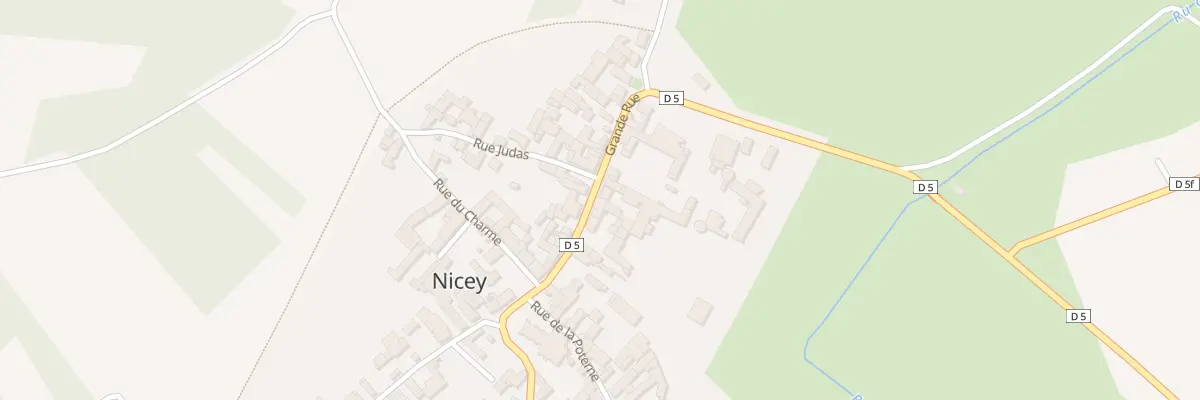 Plan du 13 Gr Grande Rue à Nicey