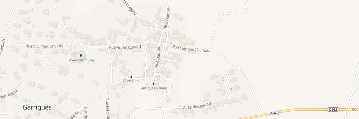 Plan du 5321 Rue du Four à Garrigues-Sainte-Eulalie