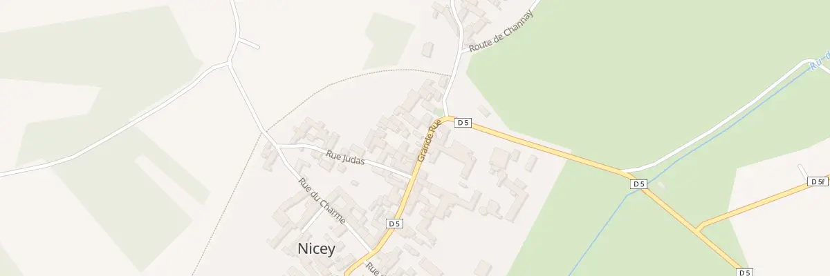 Plan du 8 Gr Grande Rue à Nicey