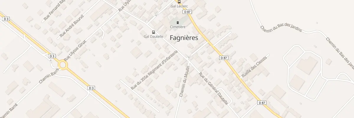 Plan du 20 Rue du Général Dautelle à Fagnières