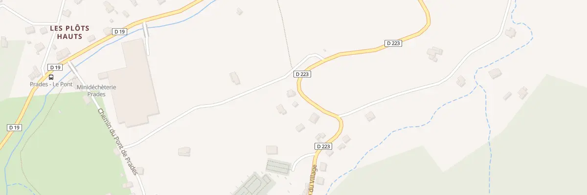 Plan du 510 Rte du Village à Prades